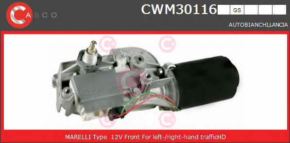 Casco CWM30116GS Silnik wycieraczki szyby CWM30116GS: Dobra cena w Polsce na 2407.PL - Kup Teraz!