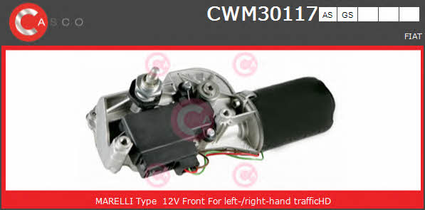 Casco CWM30117AS Silnik wycieraczki szyby CWM30117AS: Atrakcyjna cena w Polsce na 2407.PL - Zamów teraz!