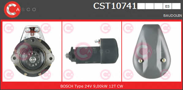 Casco CST10741ES Стартер CST10741ES: Отличная цена - Купить в Польше на 2407.PL!
