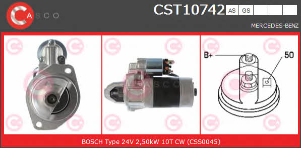 Casco CST10742AS Starter CST10742AS: Buy near me in Poland at 2407.PL - Good price!