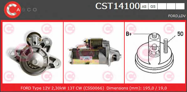 Casco CST14100AS Starter CST14100AS: Buy near me at 2407.PL in Poland at an Affordable price!