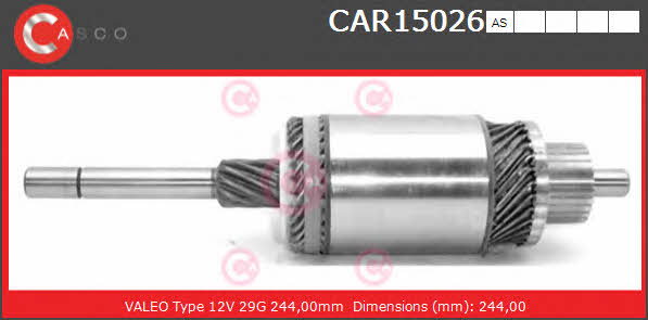 Casco CAR15026AS Armature, starter CAR15026AS: Buy near me in Poland at 2407.PL - Good price!