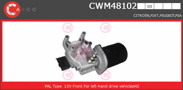 Casco CWM48102GS Wipe motor CWM48102GS: Buy near me in Poland at 2407.PL - Good price!