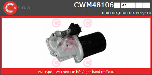 Casco CWM48106GS Silnik wycieraczki szyby CWM48106GS: Dobra cena w Polsce na 2407.PL - Kup Teraz!