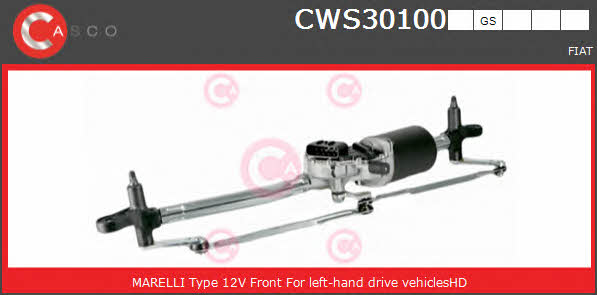 Casco CWS30100GS Window Wiper System CWS30100GS: Buy near me in Poland at 2407.PL - Good price!