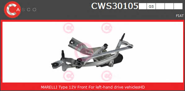 Casco CWS30105GS Window Wiper System CWS30105GS: Buy near me at 2407.PL in Poland at an Affordable price!