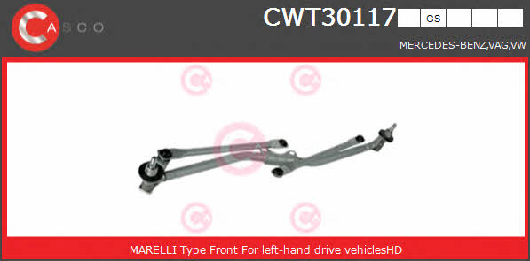 Casco CWT30117GS DRIVE ASSY-WINDSHIELD WIPER CWT30117GS: Buy near me in Poland at 2407.PL - Good price!