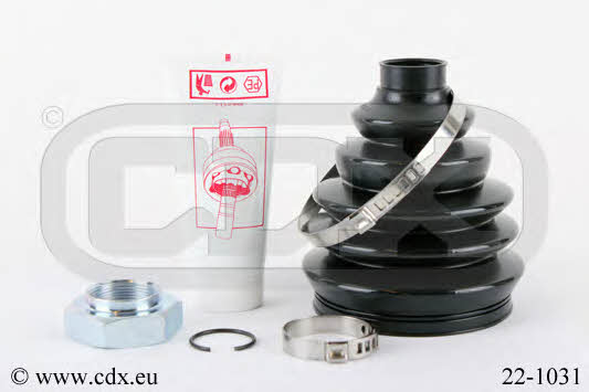 CDX 22-1031 Bellow, driveshaft 221031: Buy near me in Poland at 2407.PL - Good price!