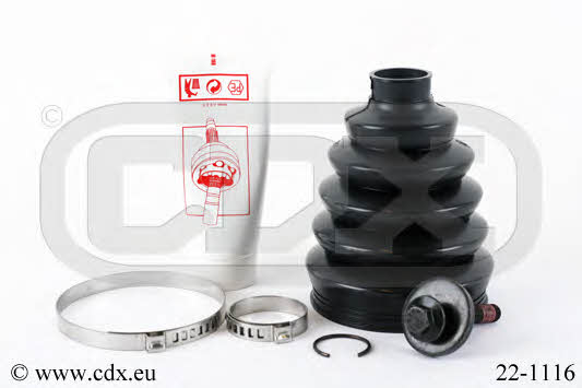 CDX 22-1116 Bellow, driveshaft 221116: Buy near me in Poland at 2407.PL - Good price!