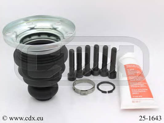 CDX 25-1643 Bellow, driveshaft 251643: Buy near me in Poland at 2407.PL - Good price!