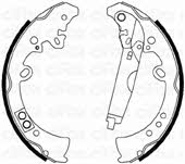 Cifam 153-445 Brake shoe set 153445: Buy near me in Poland at 2407.PL - Good price!