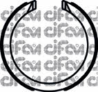 Cifam 153-483 Parking brake shoes 153483: Buy near me in Poland at 2407.PL - Good price!