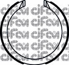 Cifam 153-491 Parking brake shoes 153491: Buy near me in Poland at 2407.PL - Good price!