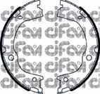 Cifam 153-498 Parking brake shoes 153498: Buy near me in Poland at 2407.PL - Good price!