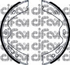 Cifam 153-512 Parking brake shoes 153512: Buy near me in Poland at 2407.PL - Good price!