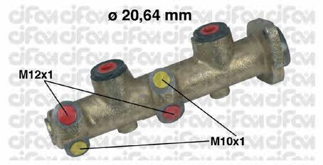 Cifam 202-136 Brake Master Cylinder 202136: Buy near me in Poland at 2407.PL - Good price!