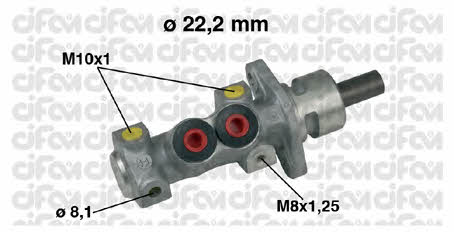Cifam 202-489 Brake Master Cylinder 202489: Buy near me in Poland at 2407.PL - Good price!