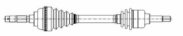 Cifam 655-836 Drive shaft 655836: Buy near me in Poland at 2407.PL - Good price!