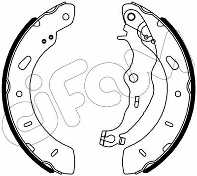 Cifam 153-563 Brake shoe set 153563: Buy near me at 2407.PL in Poland at an Affordable price!