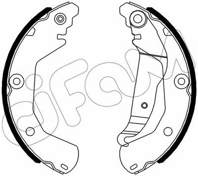 Cifam 153-554 Колодки гальмівні барабанні, комплект 153554: Приваблива ціна - Купити у Польщі на 2407.PL!