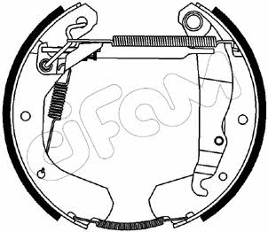  151-114 Brake shoe set 151114: Buy near me in Poland at 2407.PL - Good price!