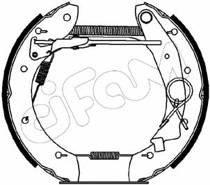 Cifam 151-140 Brake shoe set 151140: Buy near me at 2407.PL in Poland at an Affordable price!