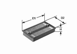 Воздушный фильтр Clean filters MA3171