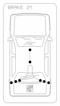 Cofle 11.5453 Cable Pull, parking brake 115453: Buy near me in Poland at 2407.PL - Good price!