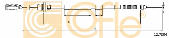 Cofle 12.7304 Accelerator cable 127304: Buy near me in Poland at 2407.PL - Good price!