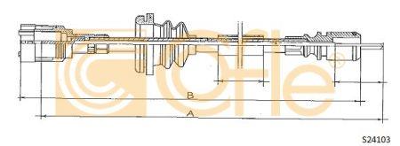 Cofle S24103 Cable speedmeter S24103: Buy near me in Poland at 2407.PL - Good price!