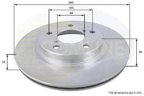 Comline ADC0802V Innenbelüftete Bremsscheibe vorne ADC0802V: Kaufen Sie zu einem guten Preis in Polen bei 2407.PL!