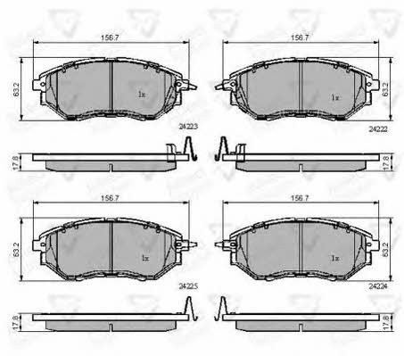 Comline ADB31762 Brake Pad Set, disc brake ADB31762: Buy near me in Poland at 2407.PL - Good price!