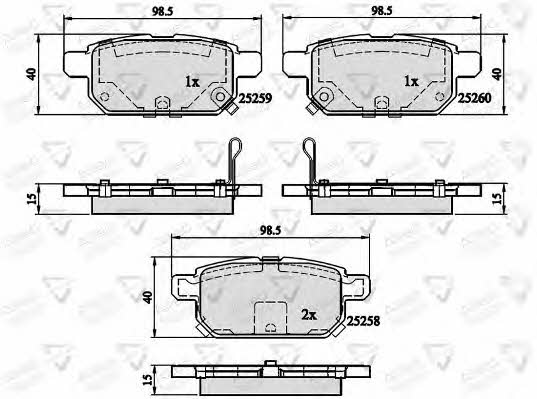 Comline ADB32128 Тормозные колодки дисковые, комплект ADB32128: Отличная цена - Купить в Польше на 2407.PL!