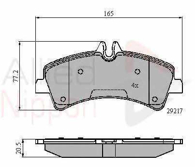 Comline ADB01575 Scheibenbremsbeläge, Set ADB01575: Kaufen Sie zu einem guten Preis in Polen bei 2407.PL!