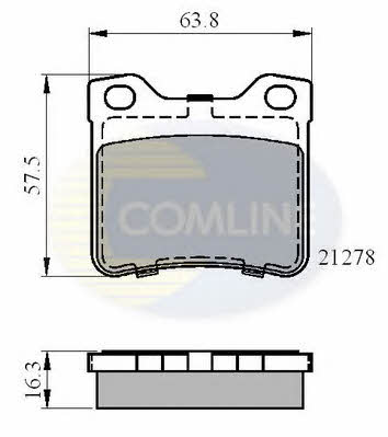 Comline CBP01060 Тормозные колодки дисковые, комплект CBP01060: Отличная цена - Купить в Польше на 2407.PL!