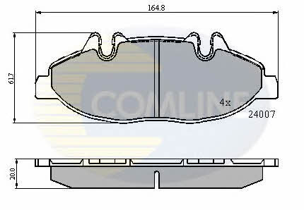 Comline CBP01305 Brake Pad Set, disc brake CBP01305: Buy near me in Poland at 2407.PL - Good price!