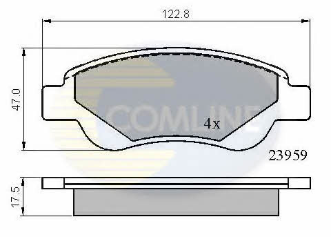 Comline CBP01552 Brake Pad Set, disc brake CBP01552: Buy near me in Poland at 2407.PL - Good price!