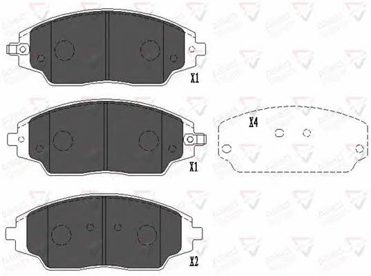 Comline ADB36083 Brake Pad Set, disc brake ADB36083: Buy near me in Poland at 2407.PL - Good price!