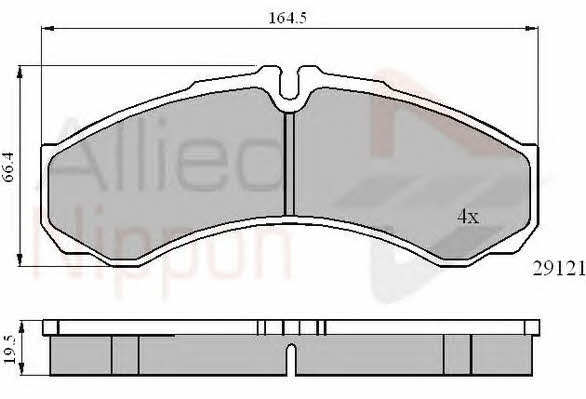 Comline ADB0931 Brake Pad Set, disc brake ADB0931: Buy near me in Poland at 2407.PL - Good price!