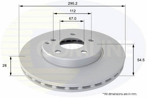 Comline ADC1623V Innenbelüftete Bremsscheibe vorne ADC1623V: Kaufen Sie zu einem guten Preis in Polen bei 2407.PL!