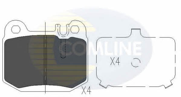 Comline CBP06025 Brake Pad Set, disc brake CBP06025: Buy near me in Poland at 2407.PL - Good price!