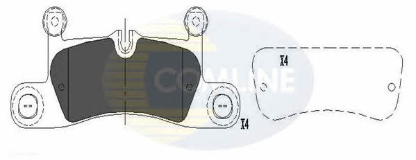 Comline CBP06048 Brake Pad Set, disc brake CBP06048: Buy near me in Poland at 2407.PL - Good price!