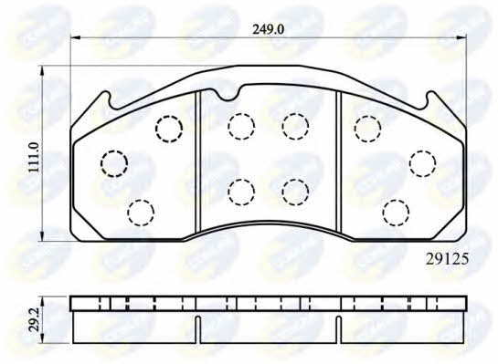 Comline CBP9055MK Тормозные колодки дисковые, комплект CBP9055MK: Отличная цена - Купить в Польше на 2407.PL!