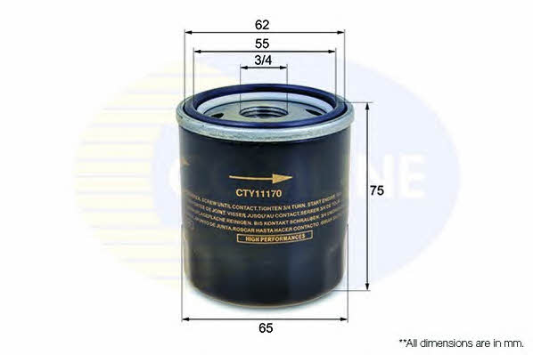 Comline CTY11170 Oil Filter CTY11170: Buy near me in Poland at 2407.PL - Good price!