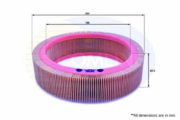 Comline EAF062 Luftfilter EAF062: Bestellen Sie in Polen zu einem guten Preis bei 2407.PL!