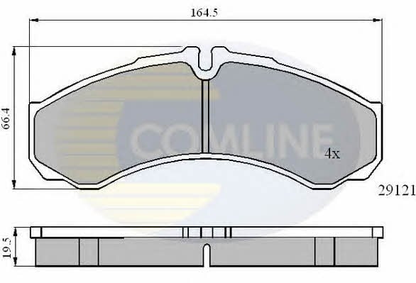 Comline CBP0931 Brake Pad Set, disc brake CBP0931: Buy near me in Poland at 2407.PL - Good price!