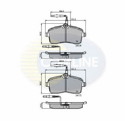 Comline CBP11250 Brake Pad Set, disc brake CBP11250: Buy near me in Poland at 2407.PL - Good price!