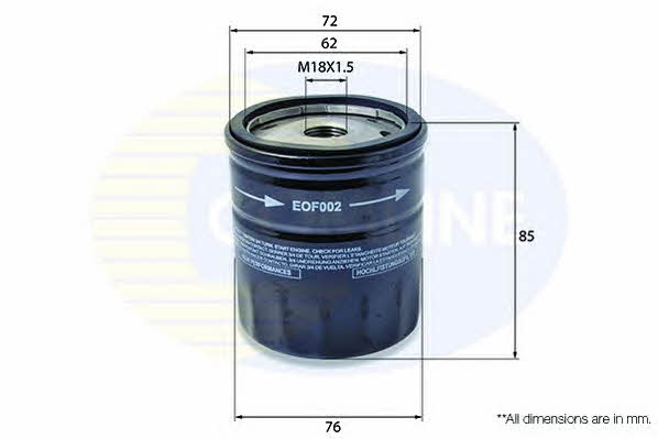 Comline EOF002 Oil Filter EOF002: Buy near me in Poland at 2407.PL - Good price!