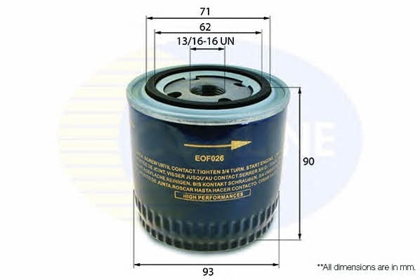 Comline EOF026 Filtr oleju EOF026: Dobra cena w Polsce na 2407.PL - Kup Teraz!