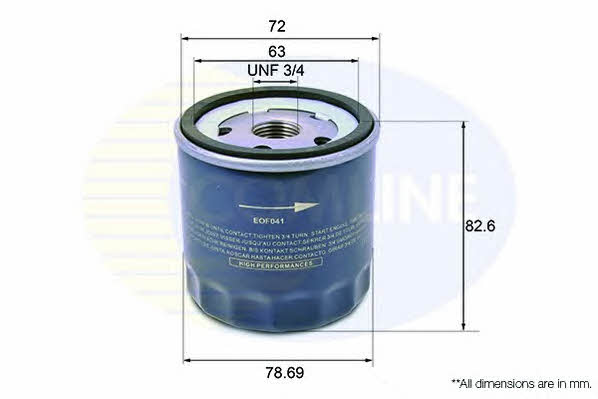 Comline EOF041 Oil Filter EOF041: Buy near me at 2407.PL in Poland at an Affordable price!